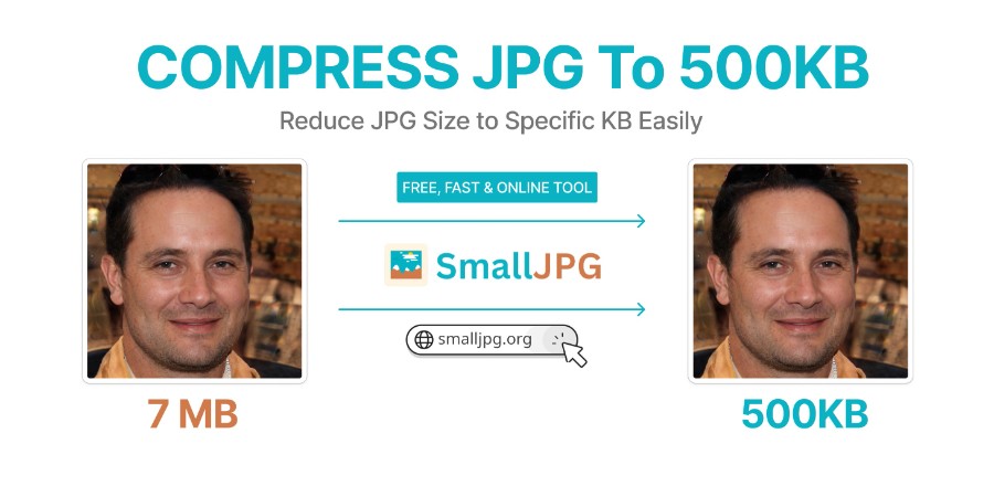 Compress JPG to 500kb Using SmallJPG Easily